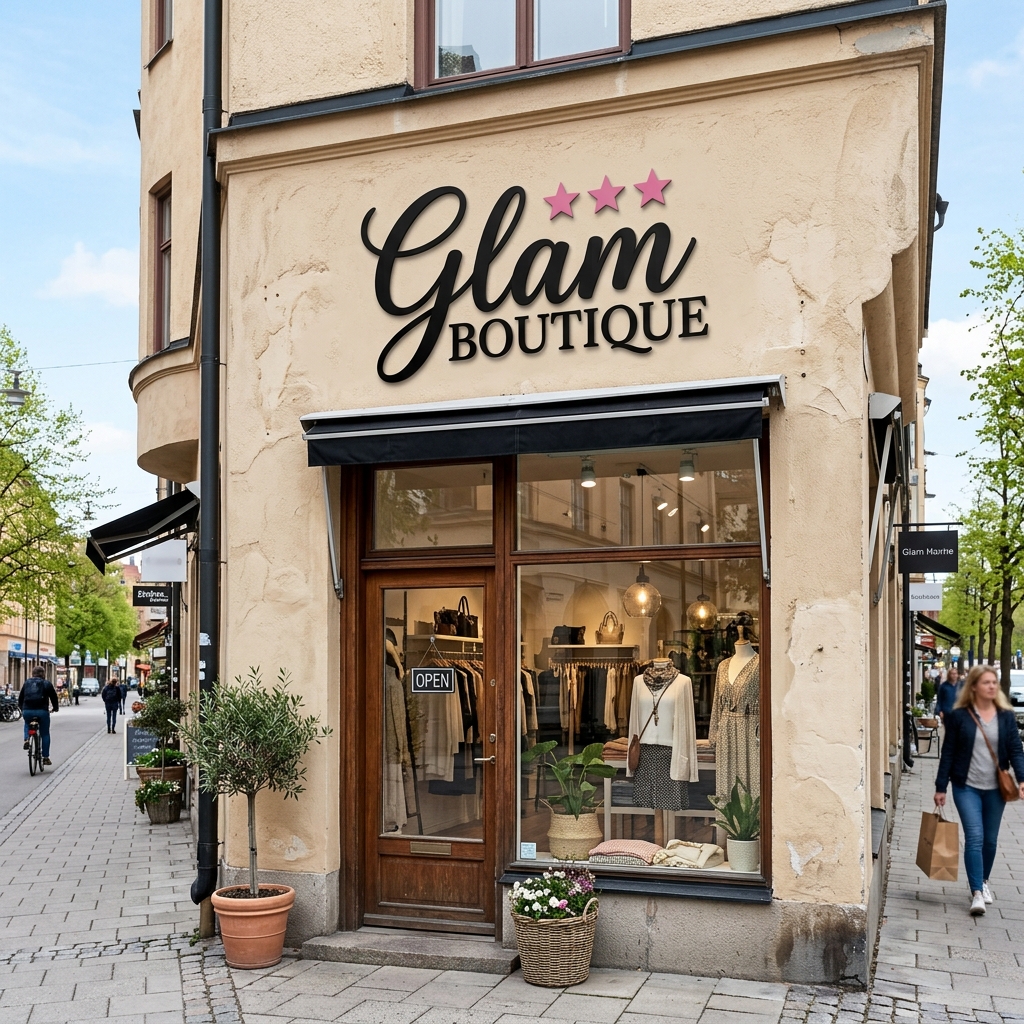 Glam Boutique Sign