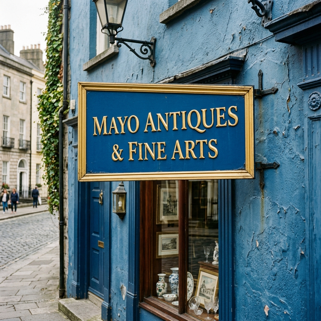 Mayo Antiques Sign